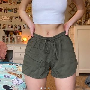green target shorts